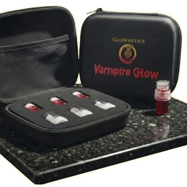 Glownetics at home PRP facial kit. Get a PRP facial before and after glow at home!