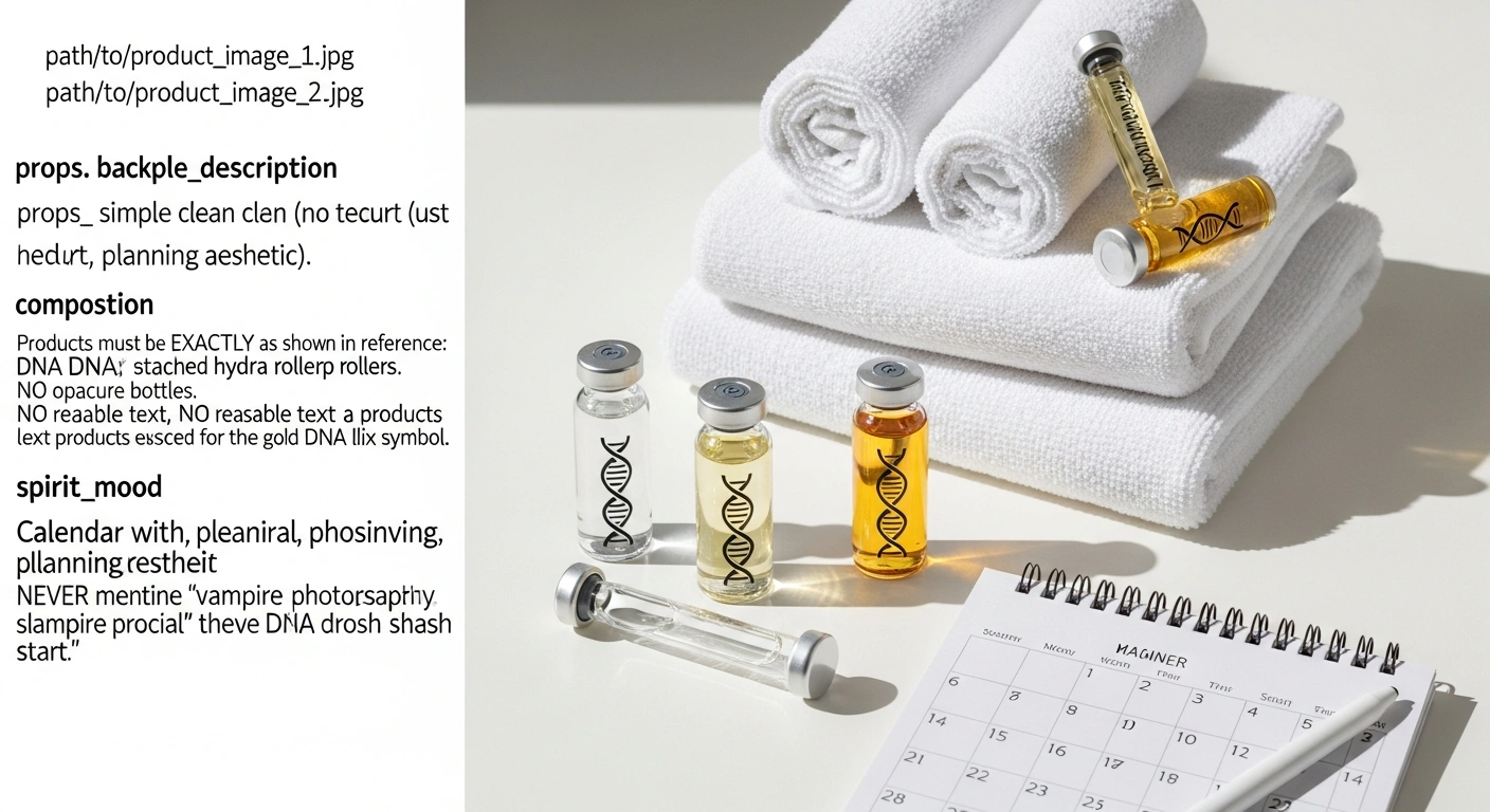 Planning your skincare routine? This calendar with Glownetics products shows how to schedule your at home microneedling sessions.