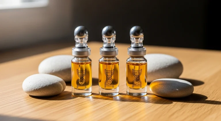 Gentle skincare products, embodying maternal wellness. Is a Glownetics at home microneedling kit safe during pregnancy? Learn more in our guide.